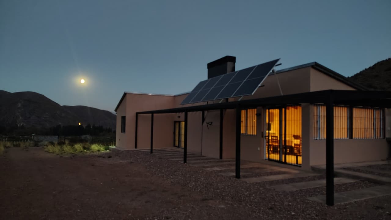 Casas de alojamiento totalmente equipadas.